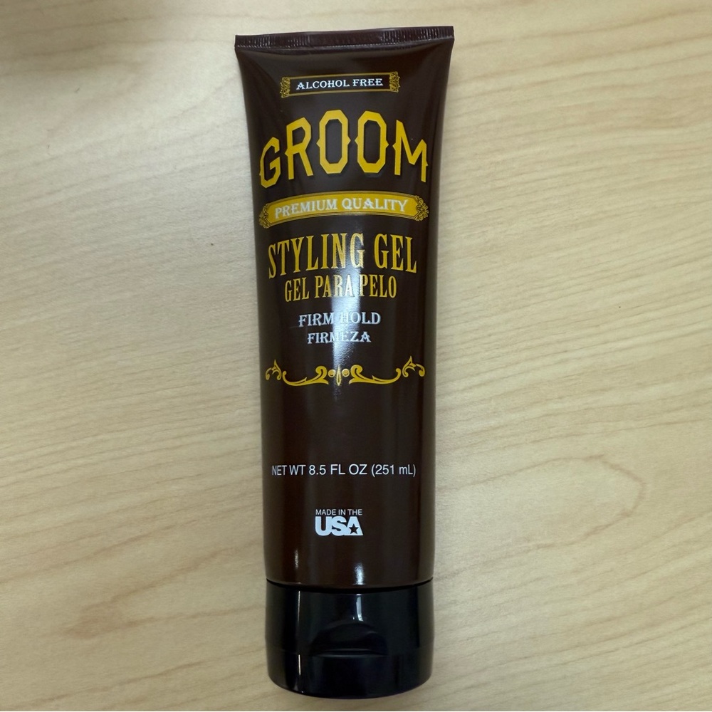 GROOM Styling Gel for Men Firm Hold